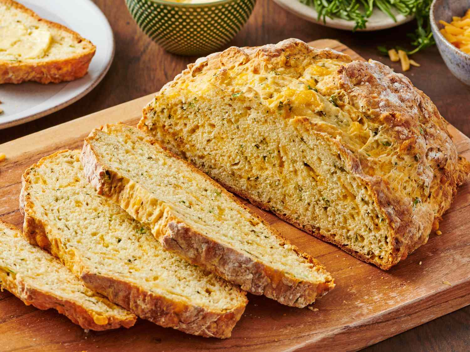Cheddar and Herb Irish Soda Bread