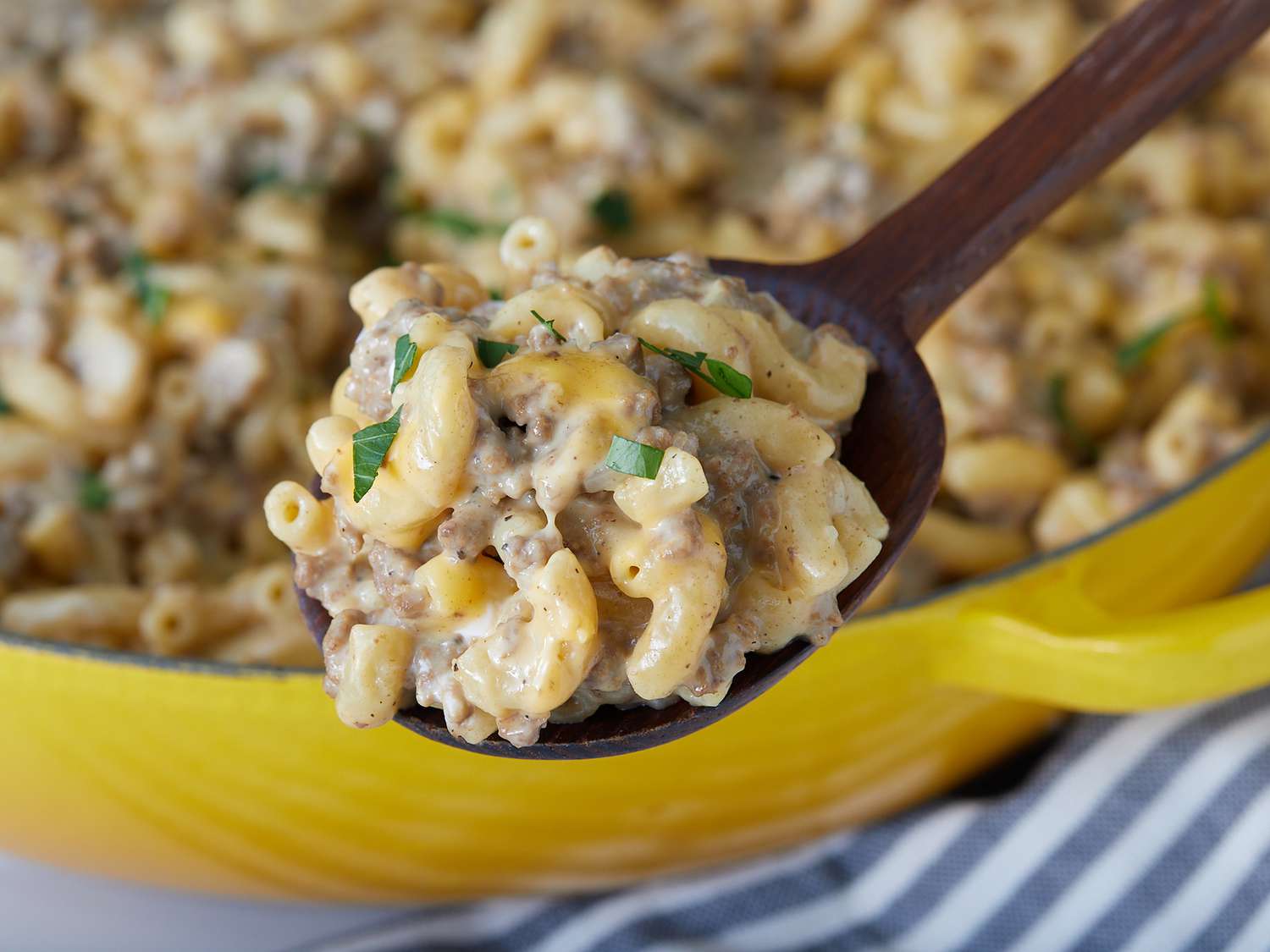 Hamburger Macaroni with Cheese
