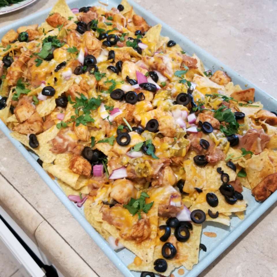 Loaded Chicken Nacho Platter