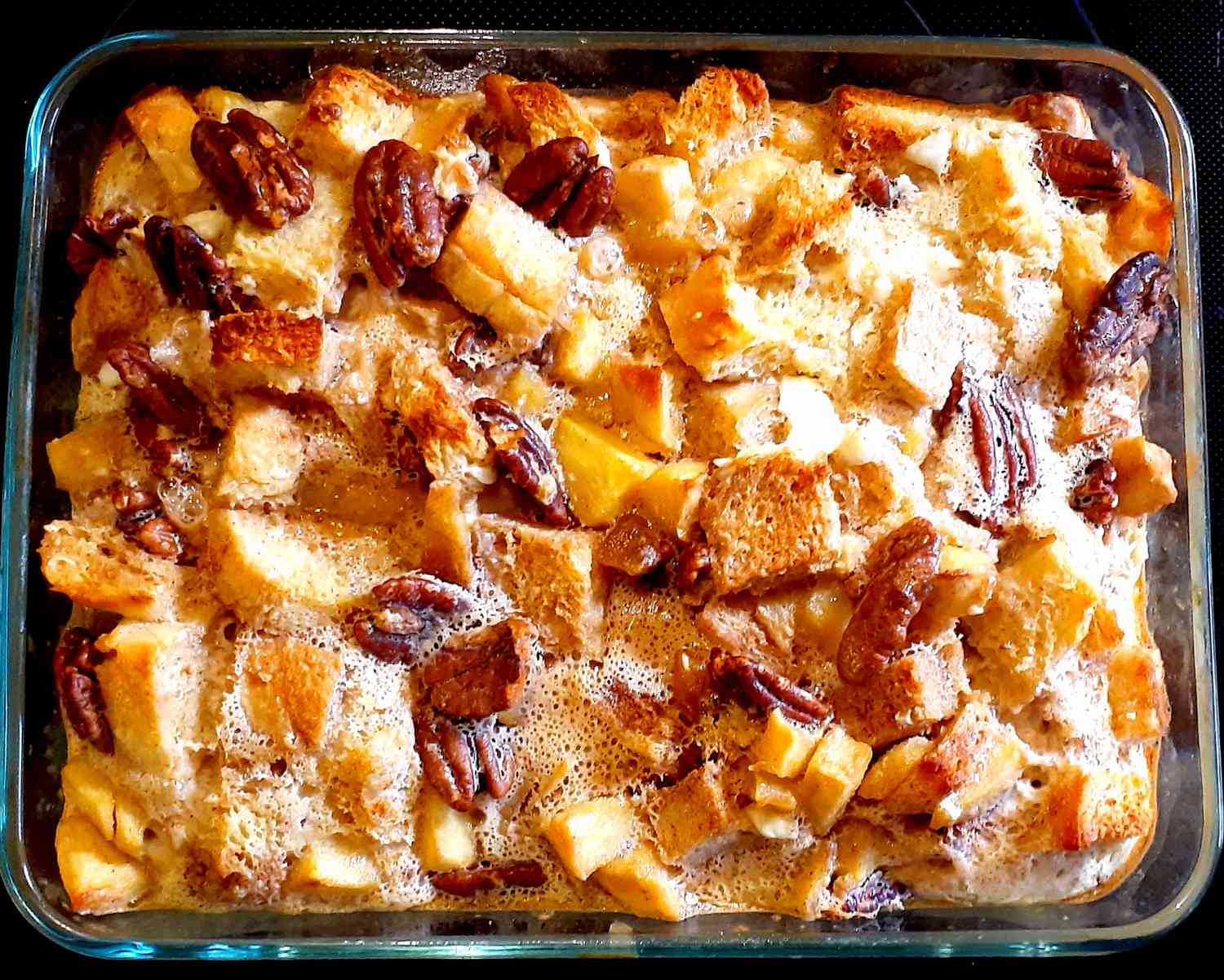 Apple-Cinnamon Bagel Breakfast Strata