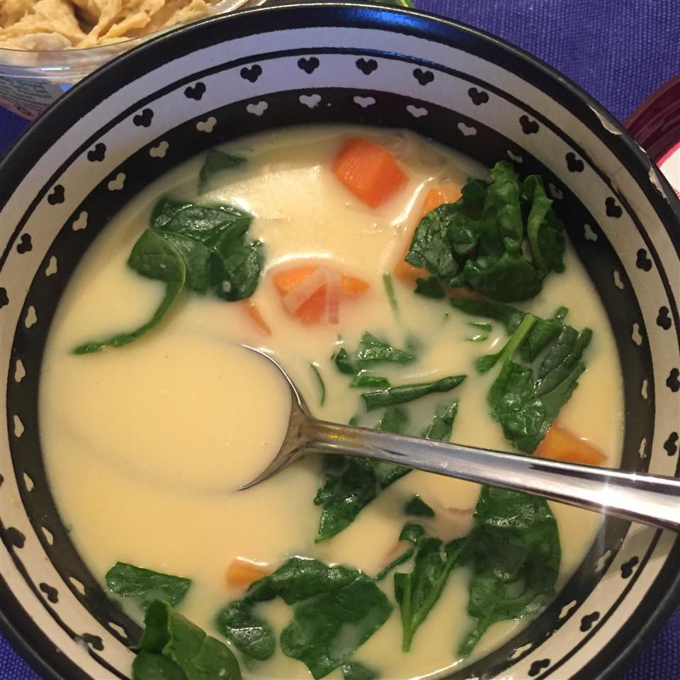 Leek, Yam & Coconut Cream Soup