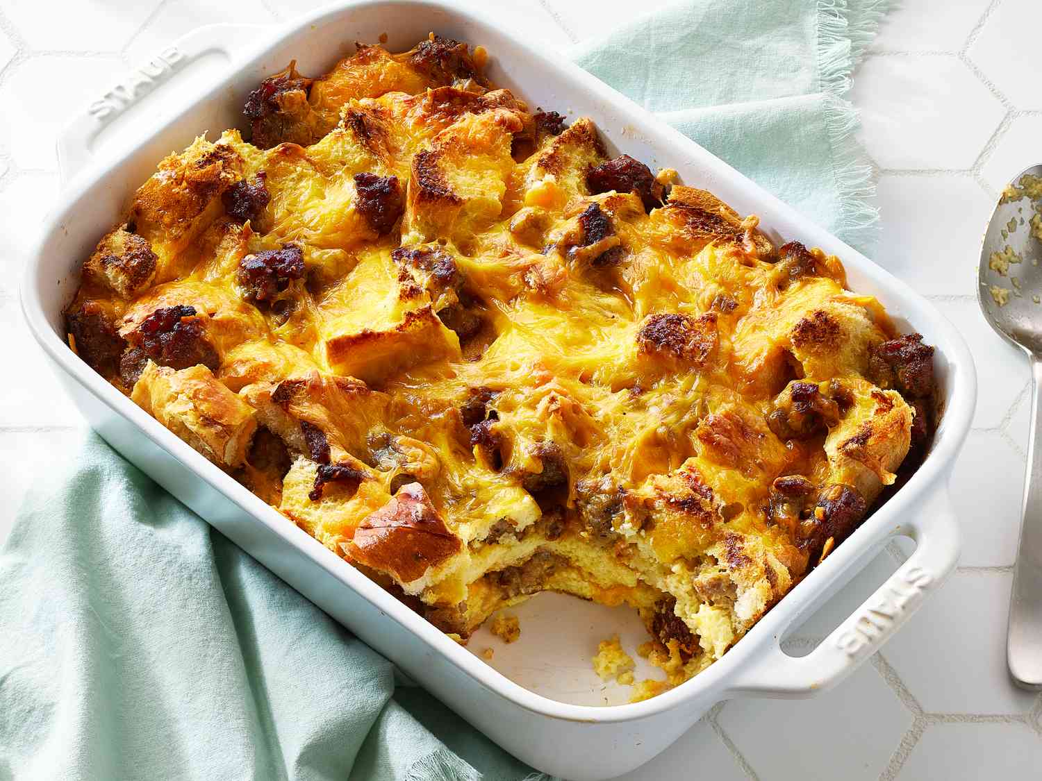 Simple Sausage Breakfast Strata