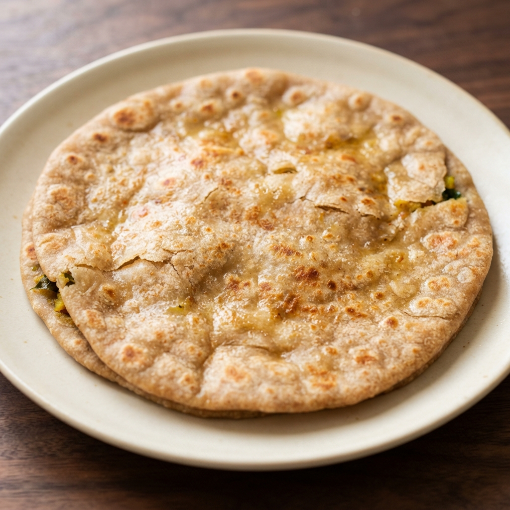 Spiced Potato-Stuffed Paratha