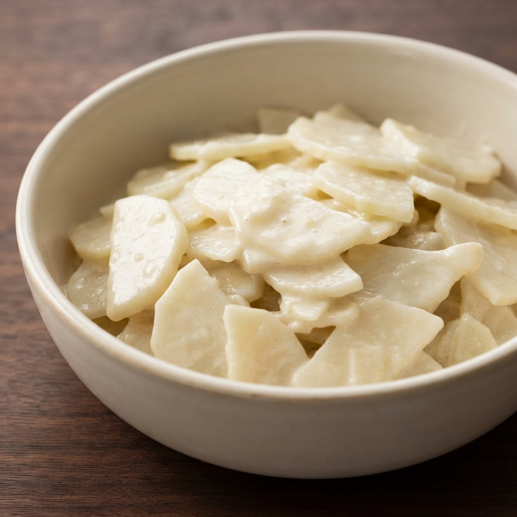 German Kohlrabi in Cream Sauce