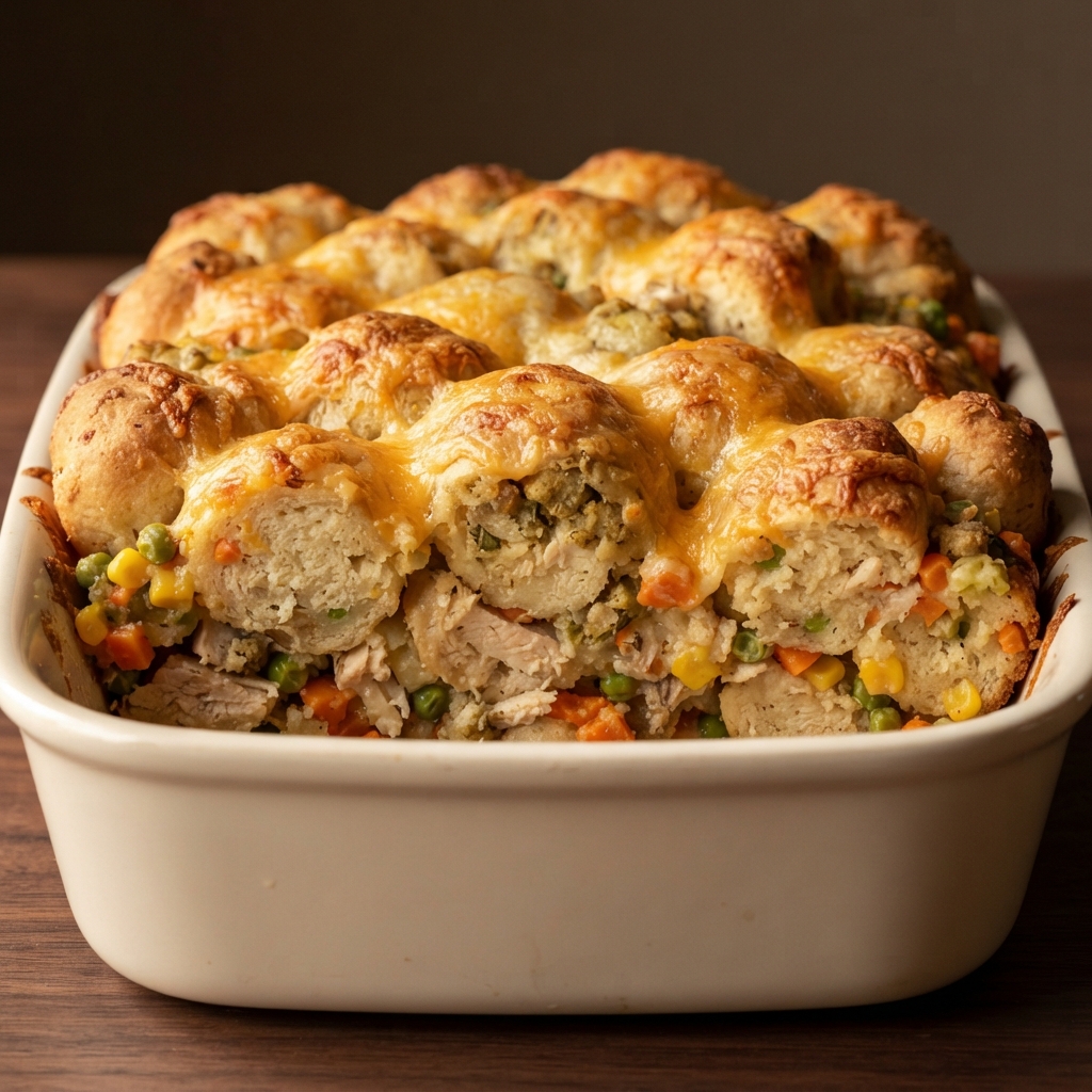Thanksgiving Leftovers Monkey Bread