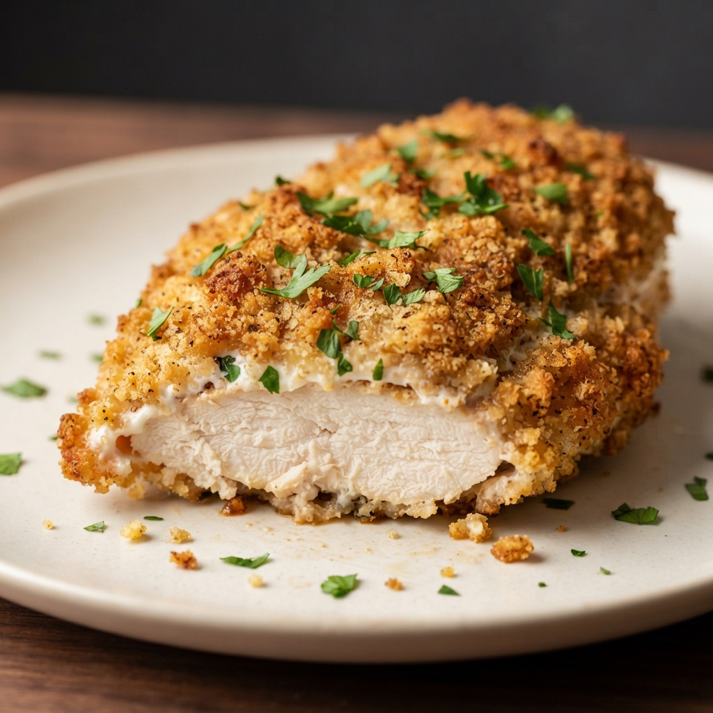 Tangy Yogurt-Coated Chicken Breasts