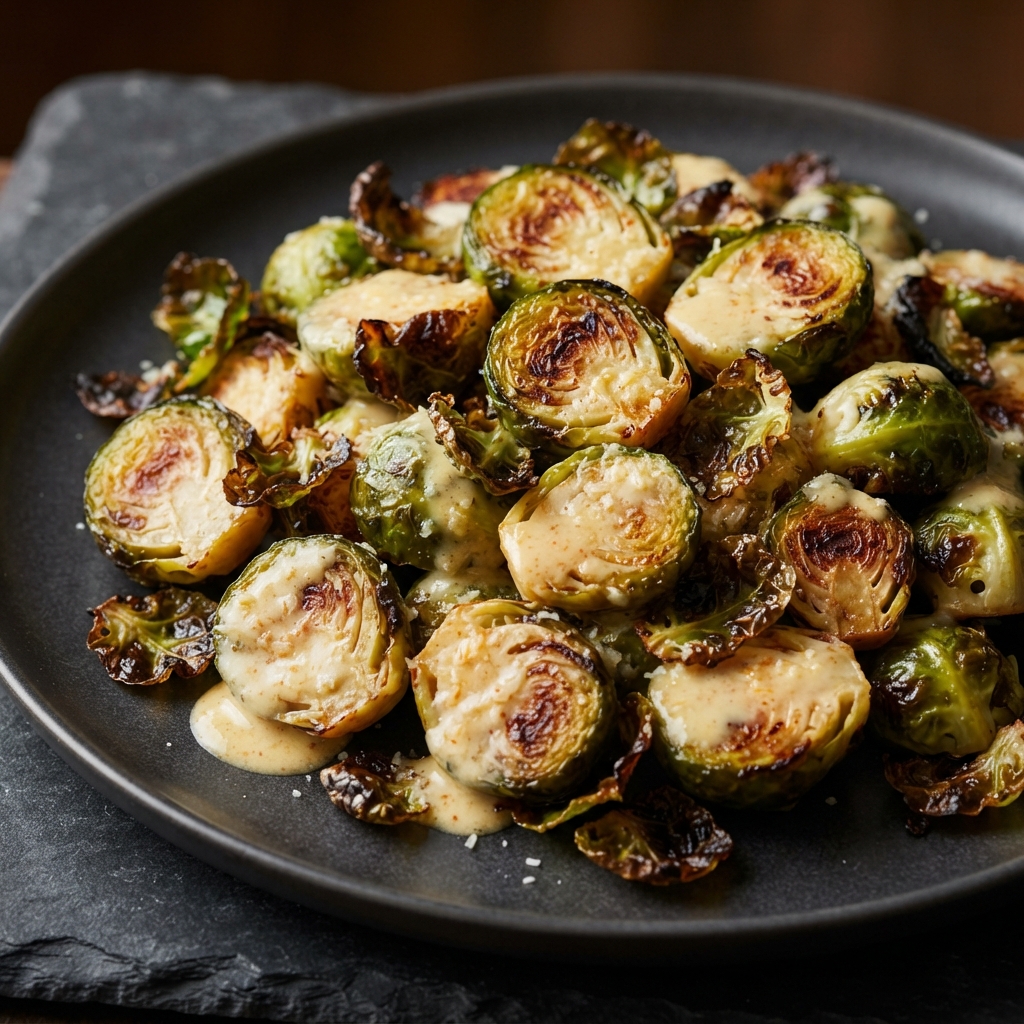 Caesar-Style Brussels Sprouts