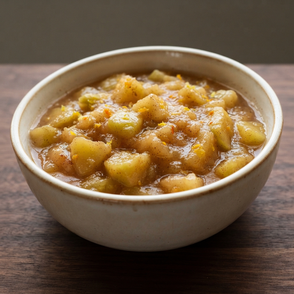 Cinnamon-Orange Chunky Applesauce