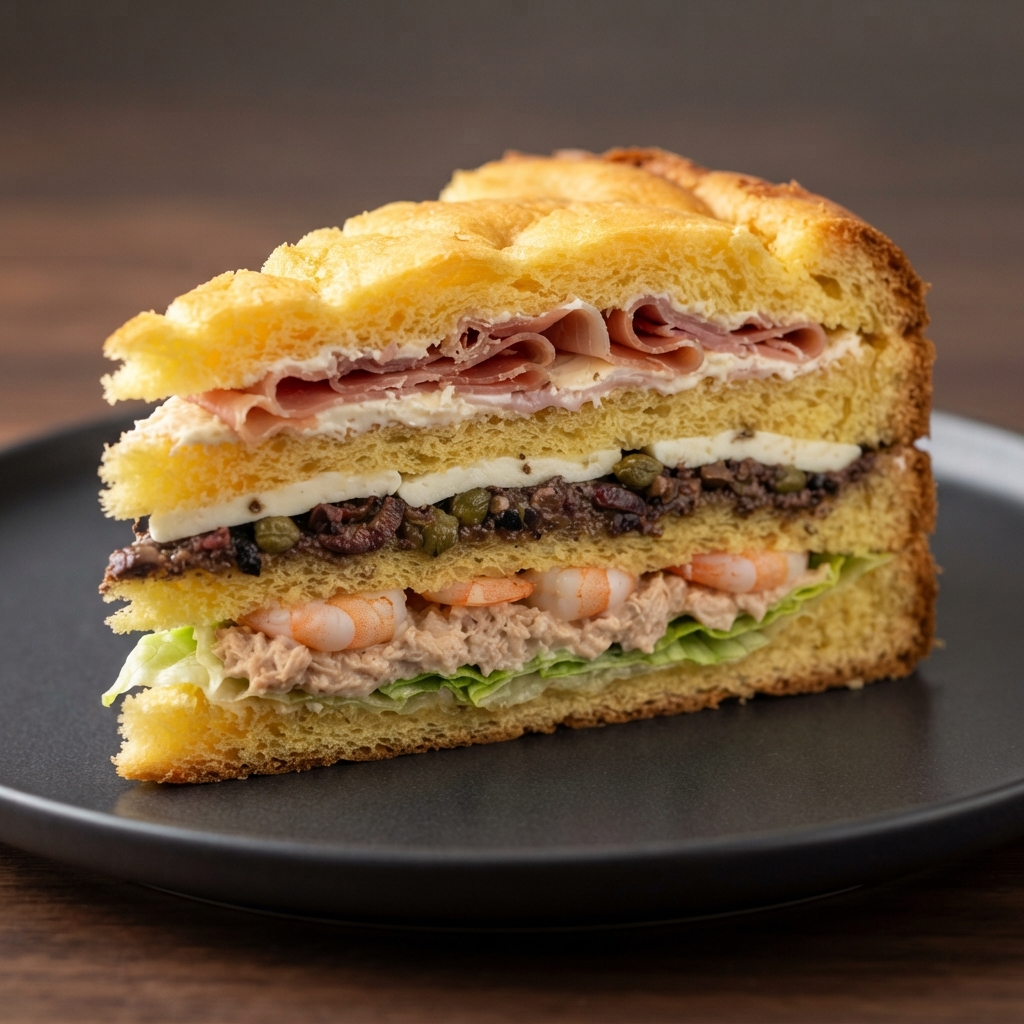 Italian Party Panettone Sandwich