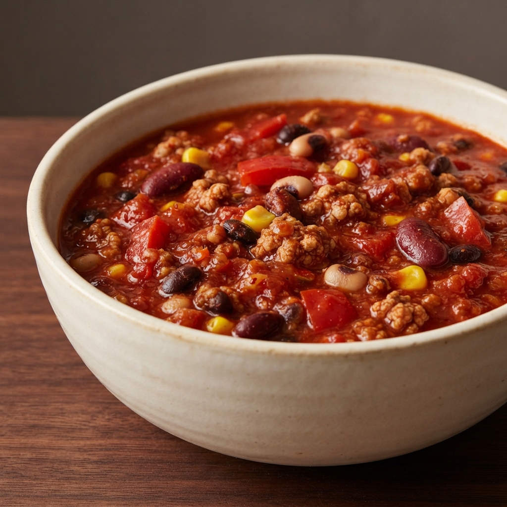 Slow-Simmered Habanero Turkey Chili