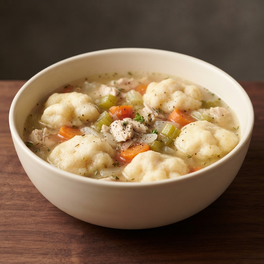 Weeknight Chicken and Dumplings with Veggies