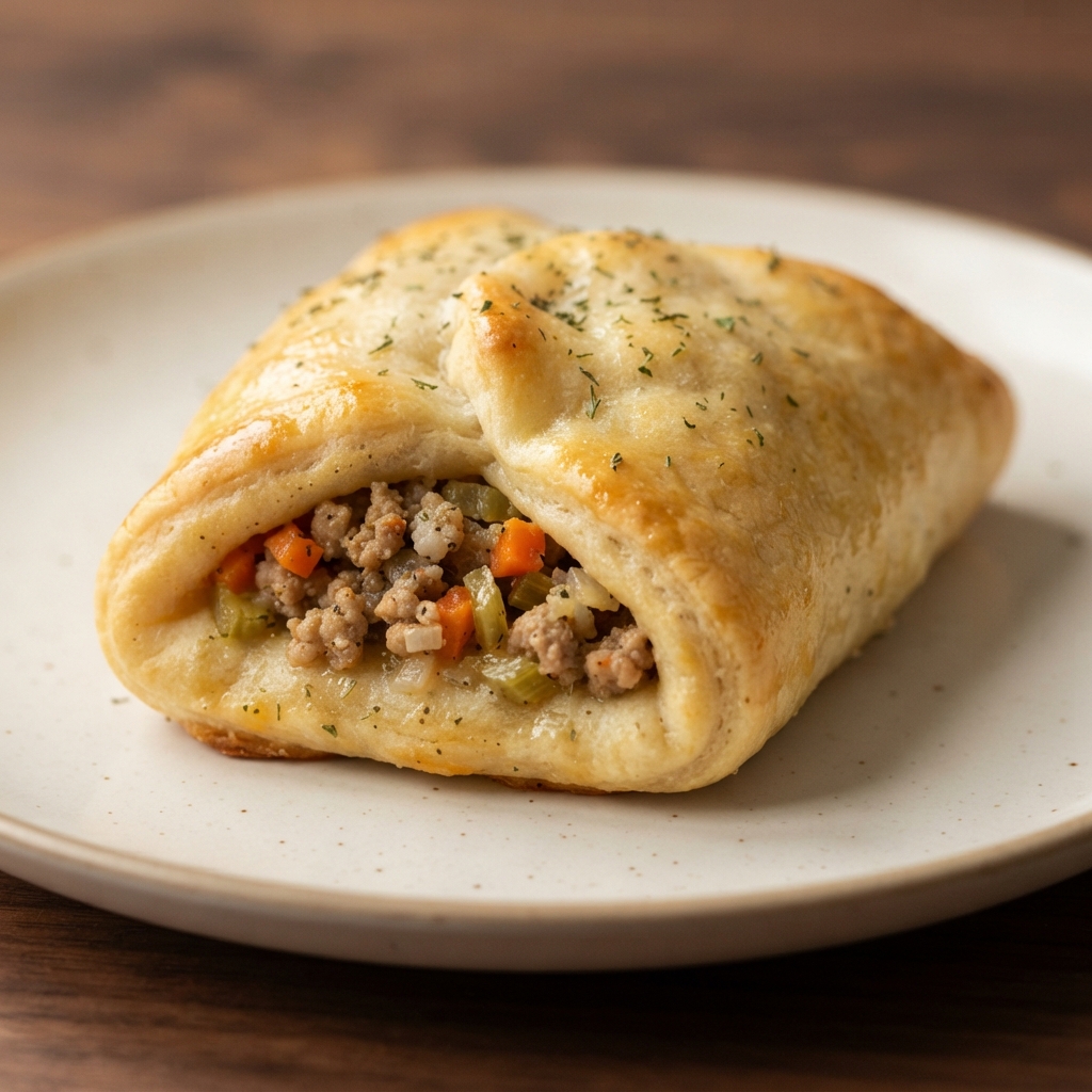 Ranch-Seasoned Pork and Veggie Baked Pockets
