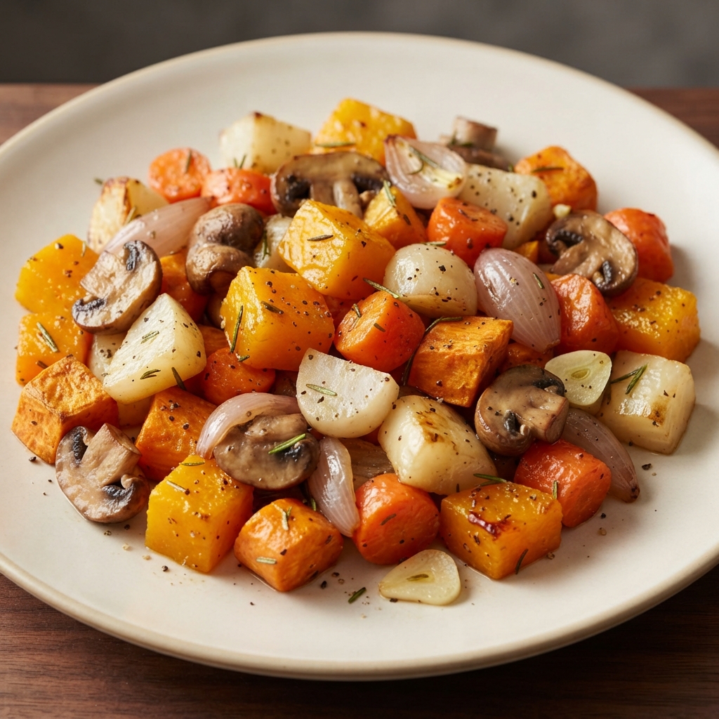 Caramelized Roast Winter Veg Medley