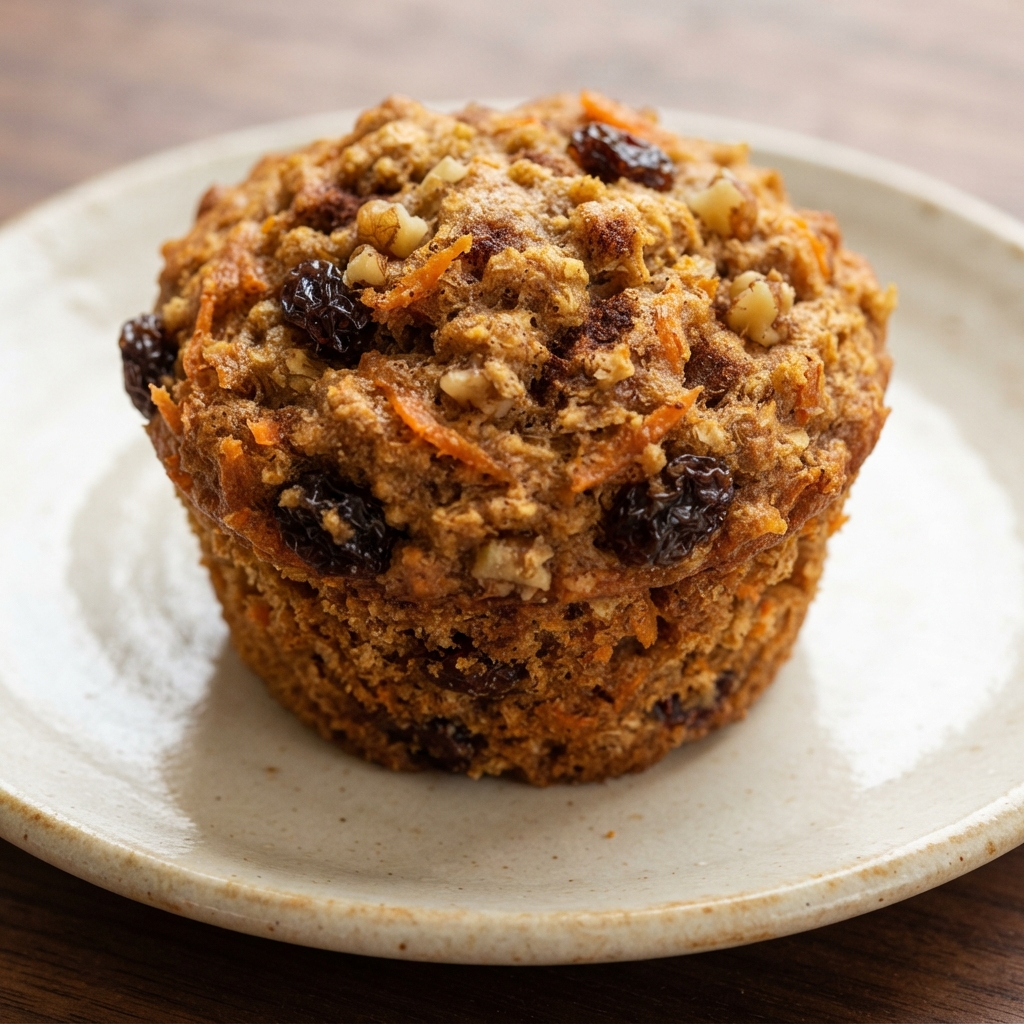 Hearty Bran and Flax Morning Muffins