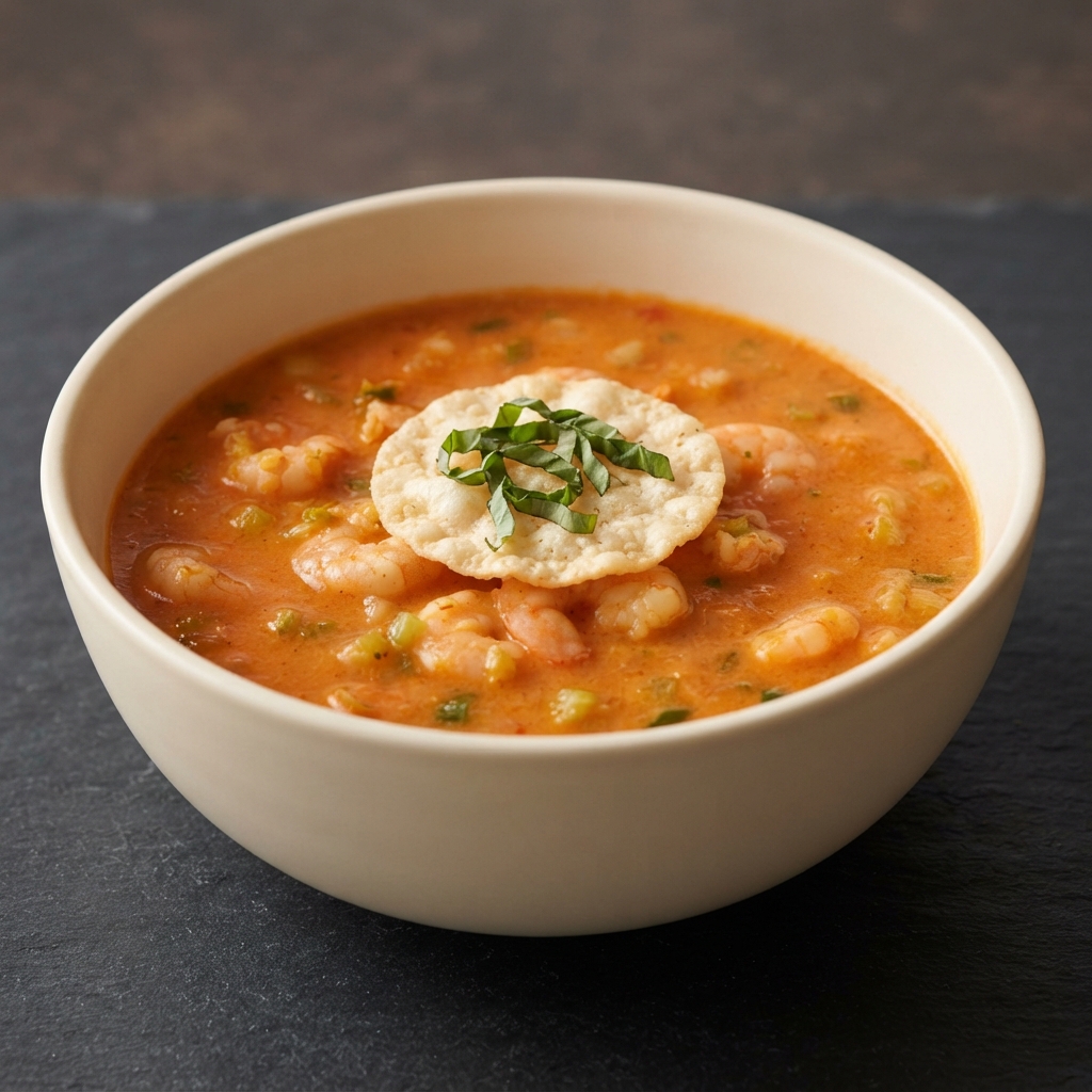 Coconut-Curry Shrimp Bisque