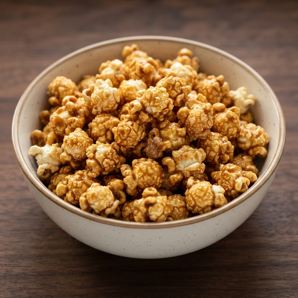 Maple-Honey Caramel Popcorn