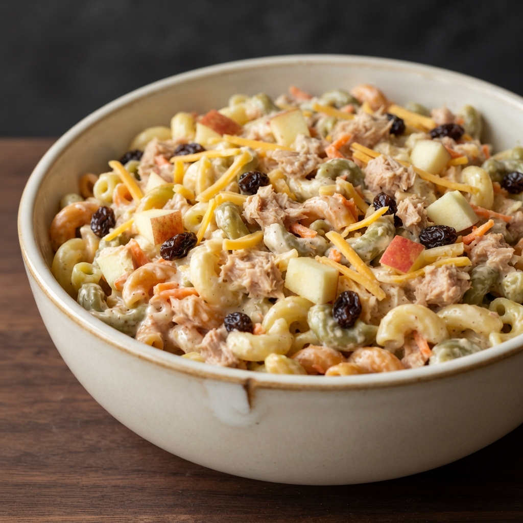 All-in-One Macaroni Salad with Five Food Groups