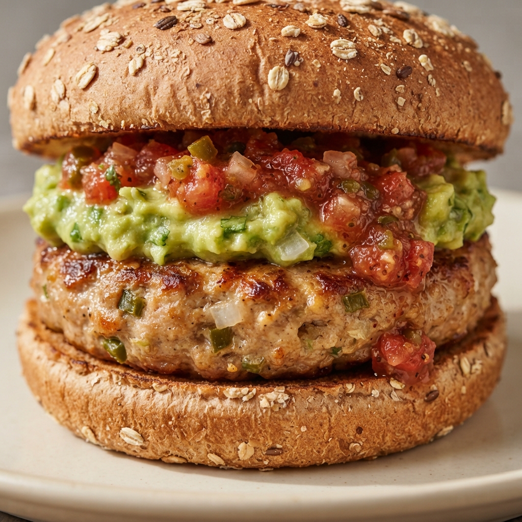 Spicy Southwest-Style Turkey Burgers