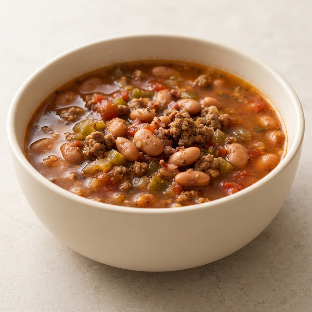 MammaK’s Hearty Pinto Beans and Beef