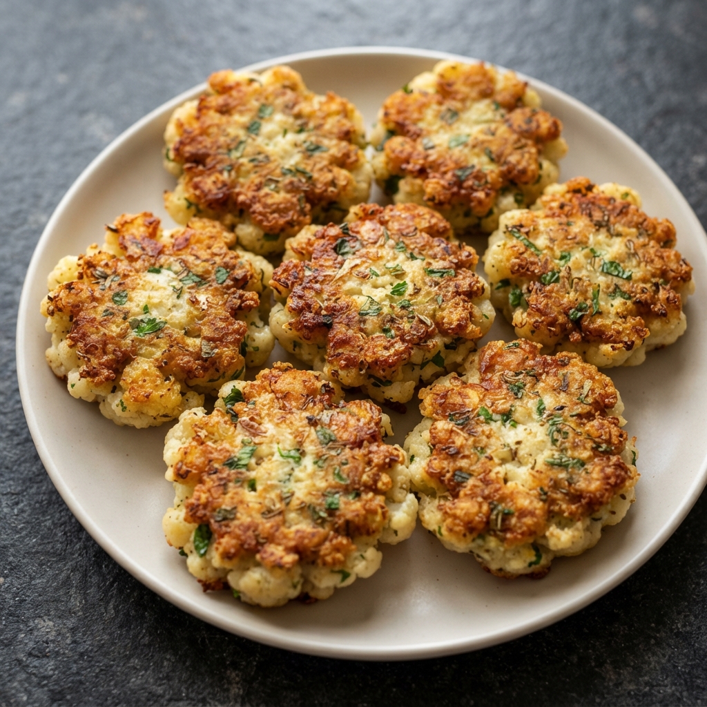 Herbed Cauliflower Patties