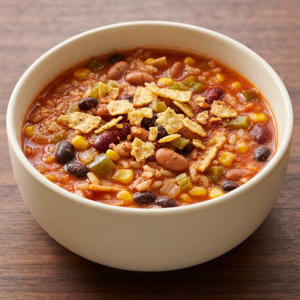 Ultra-Hearty Plant-Based Tortilla Soup