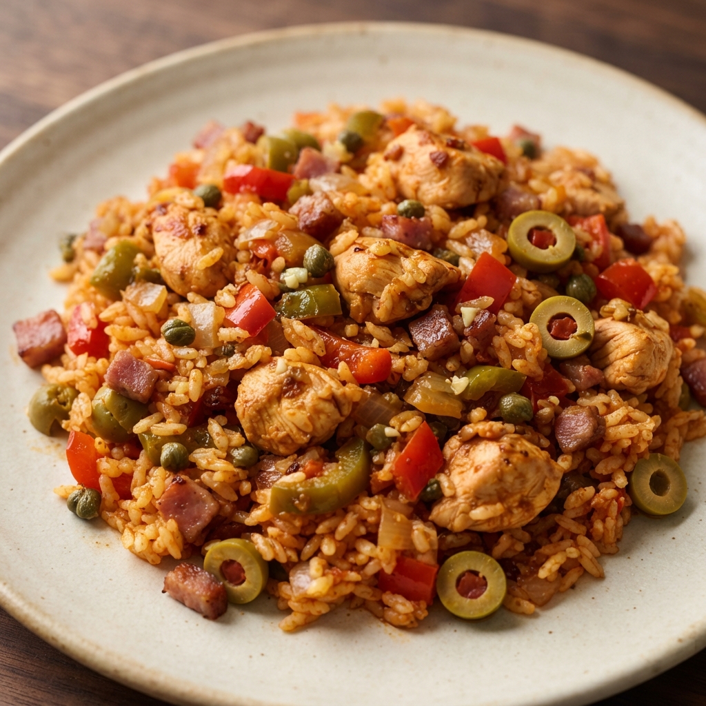 Puerto Rican Chicken and Rice (Arroz con Pollo)