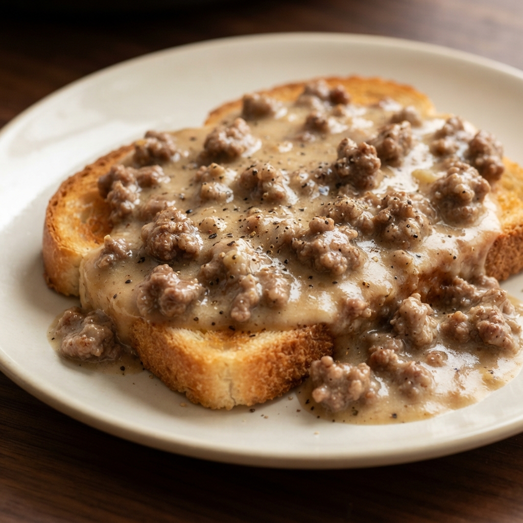 USMC Creamed Beef on Toast