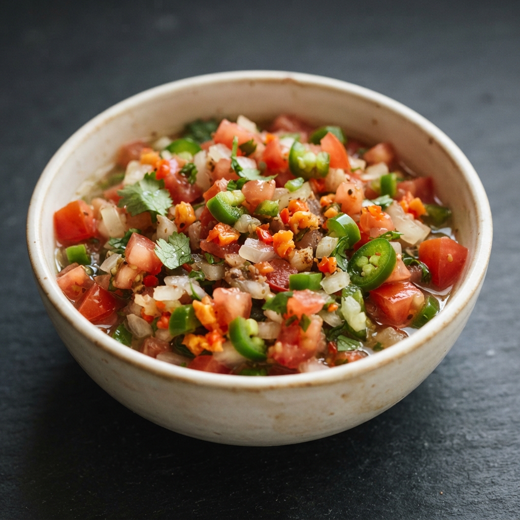 Smoked-Chile Pico de Gallo