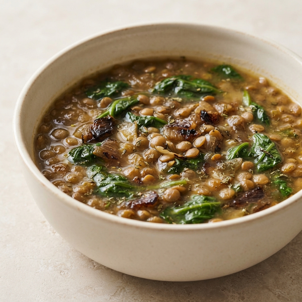 Lebanese Lentil and Lemon Soup (Adas bil Hamod)