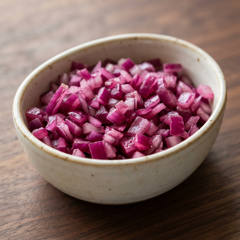 Quick Red Onion Pickles