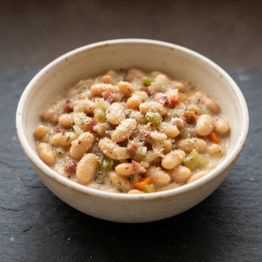 Tuscan-Style Cannellini Beans with Pancetta