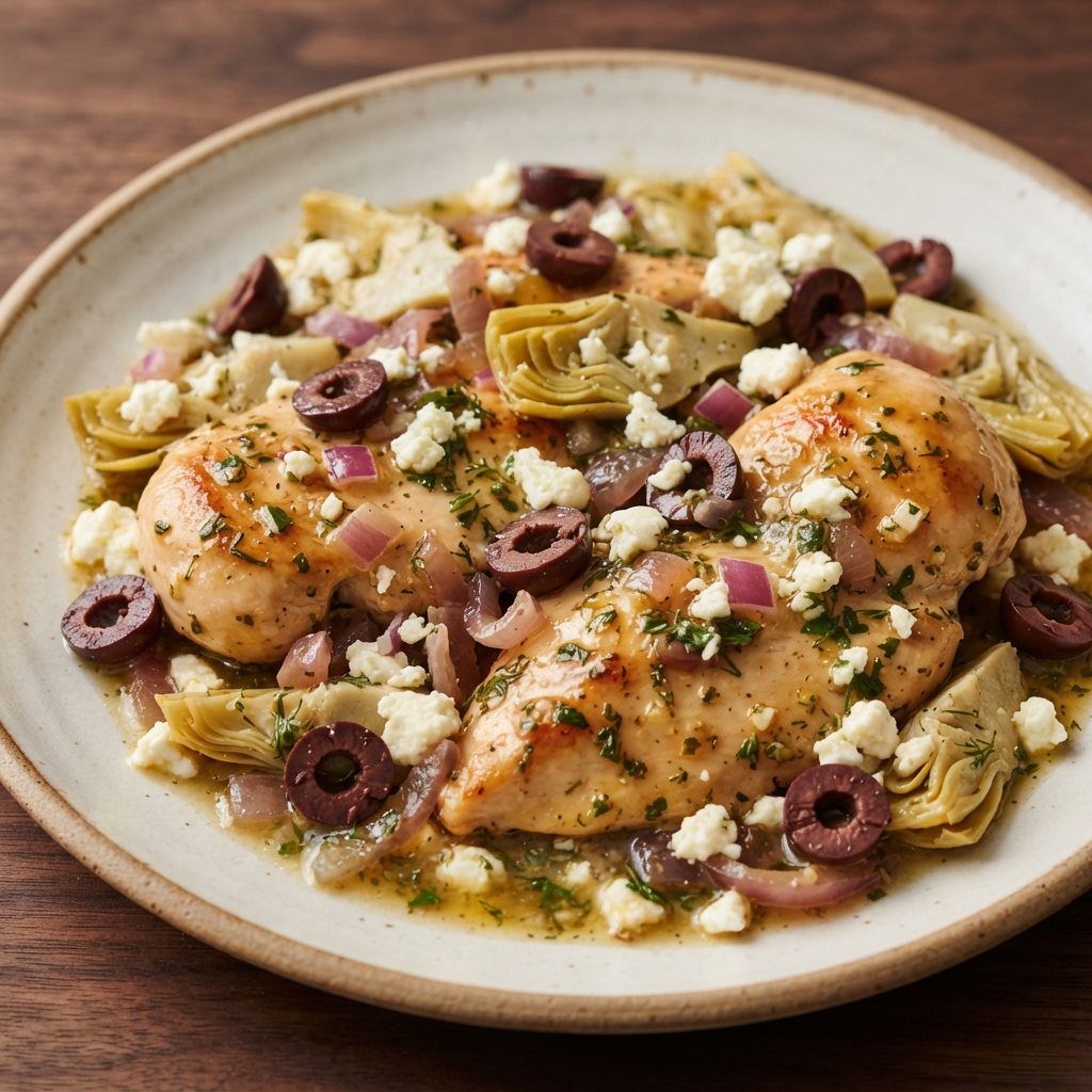 Pressure Cooker Greek-Style Chicken