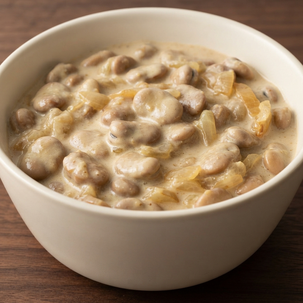 Tahini-Simmered Fava Beans