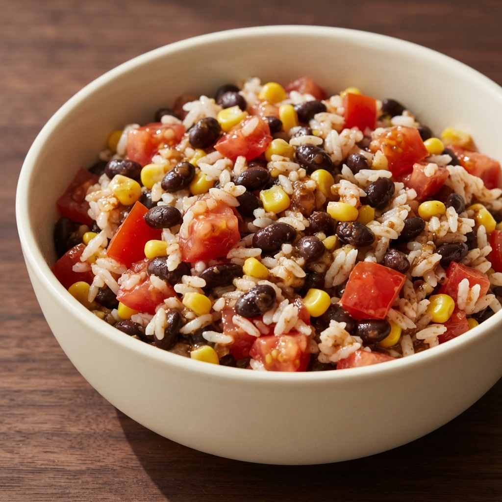 Kelly's Hearty Black Bean Rice Salad