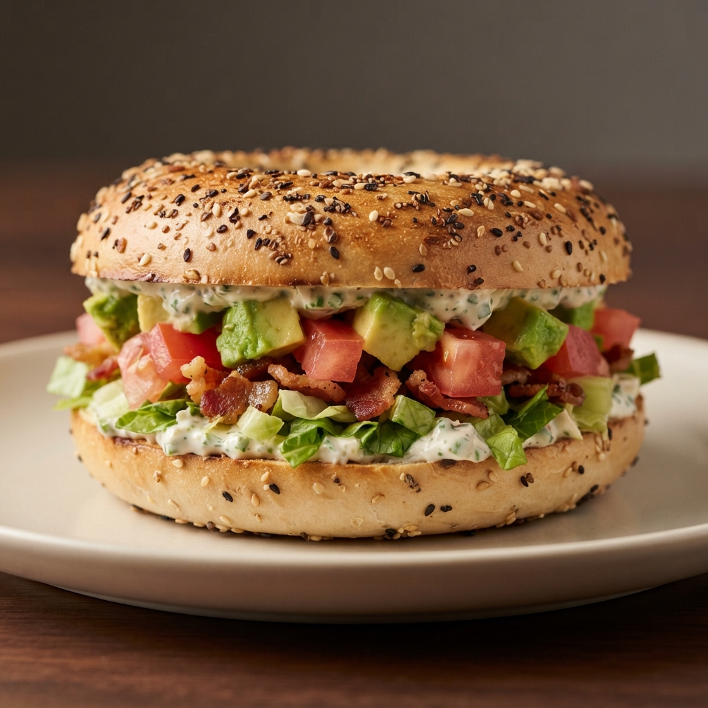 California Chopped BLT Bagel Sandwich