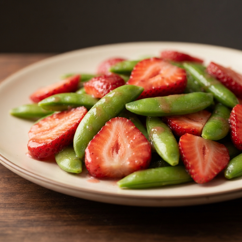 Strawberry and Snap Pea Salad