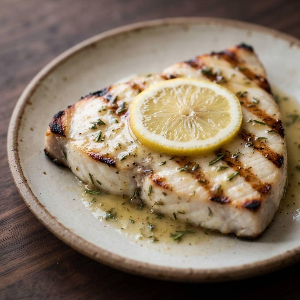 Rosemary-Lemon Grilled Swordfish