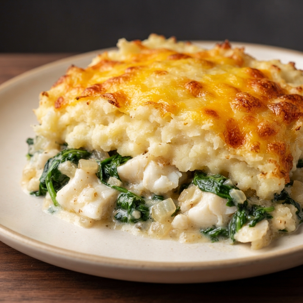 Seaside Cod and Cheddar Cottage Pie