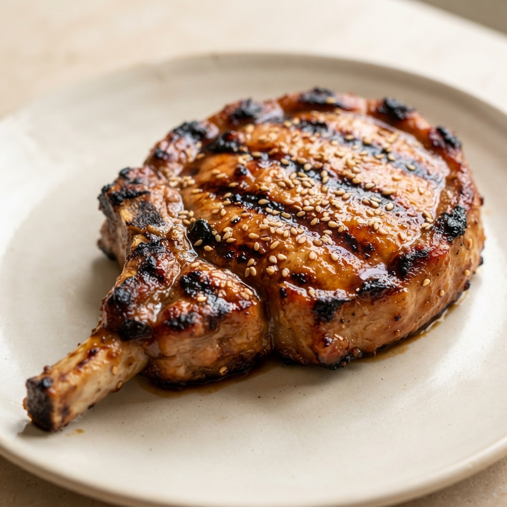 Teriyaki-Style Grilled Pork Chops
