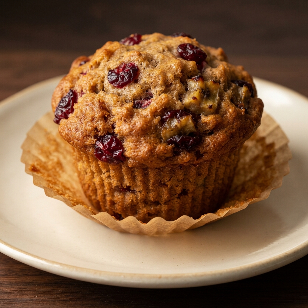 Edna's Cranberry Banana Muffins
