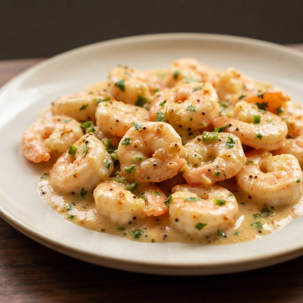 Bhagari Jhinga: Creamy Indian Shrimp Stir-Fry