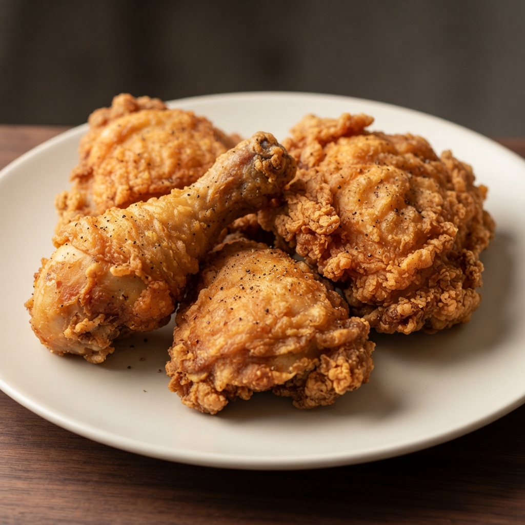 Classic Deep-South Cast-Iron Fried Chicken