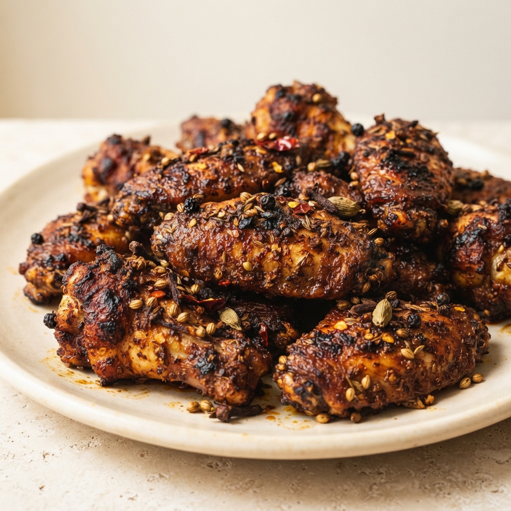Spiced Indian Masala Chicken Wings