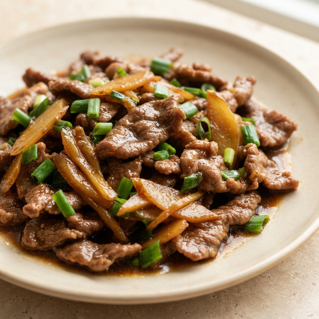 Stir-Fry Pork with Ginger