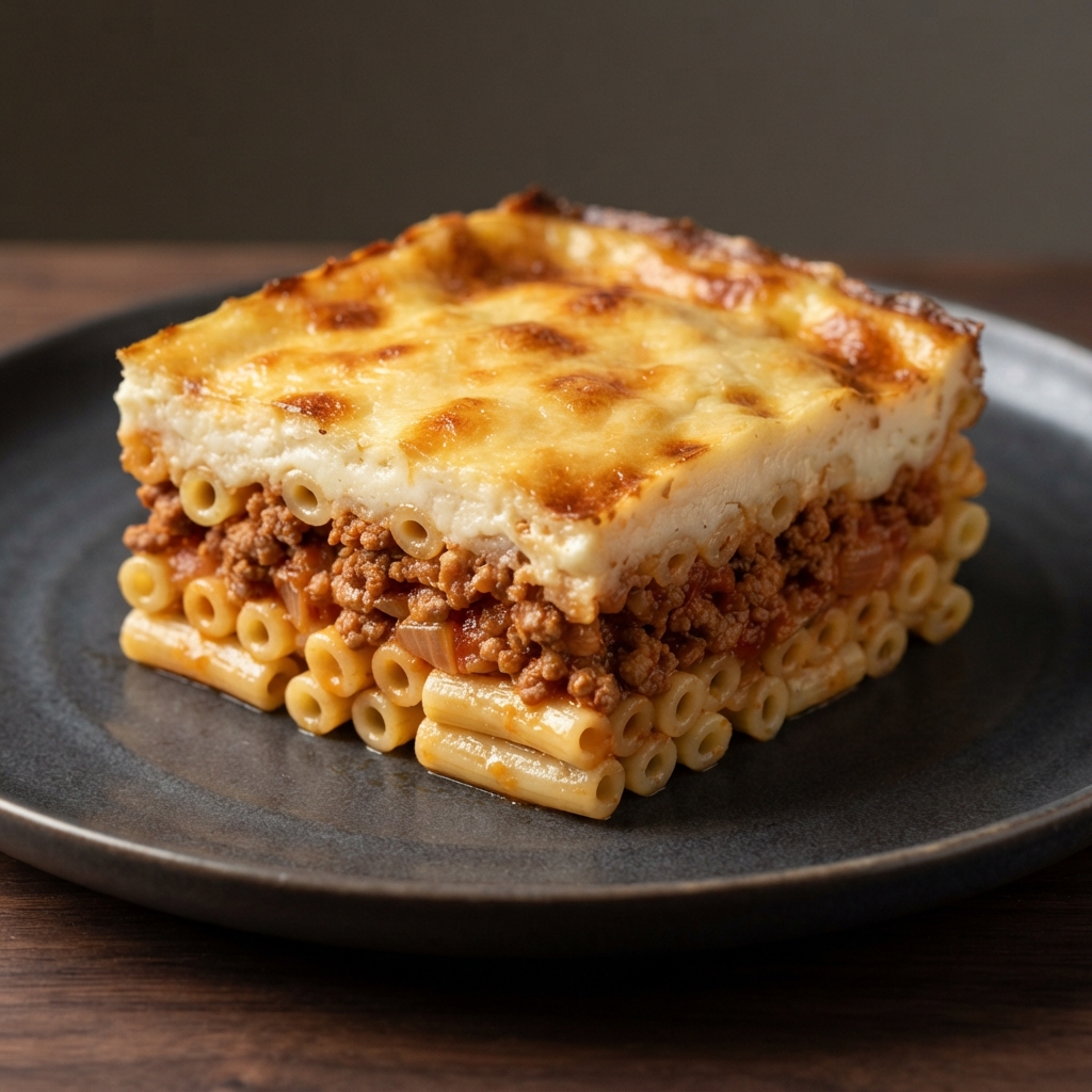 Greek-Style Baked Beef Pastitsio