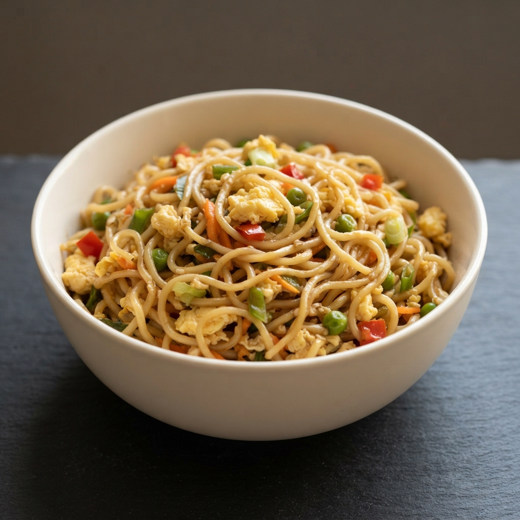 Quick Chinese-Style Fried Ramen Noodles