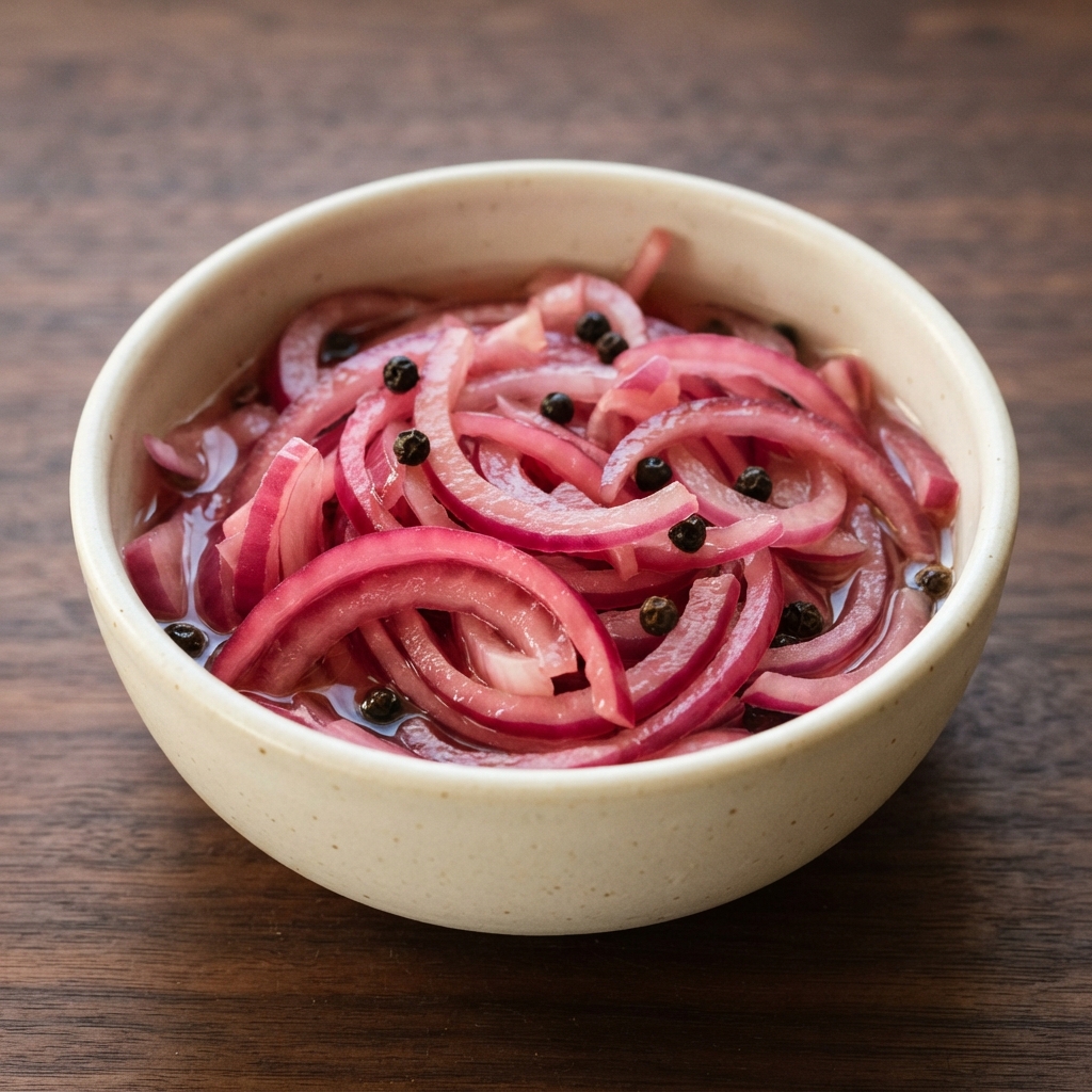Quick Tangy Pickled Red Onions