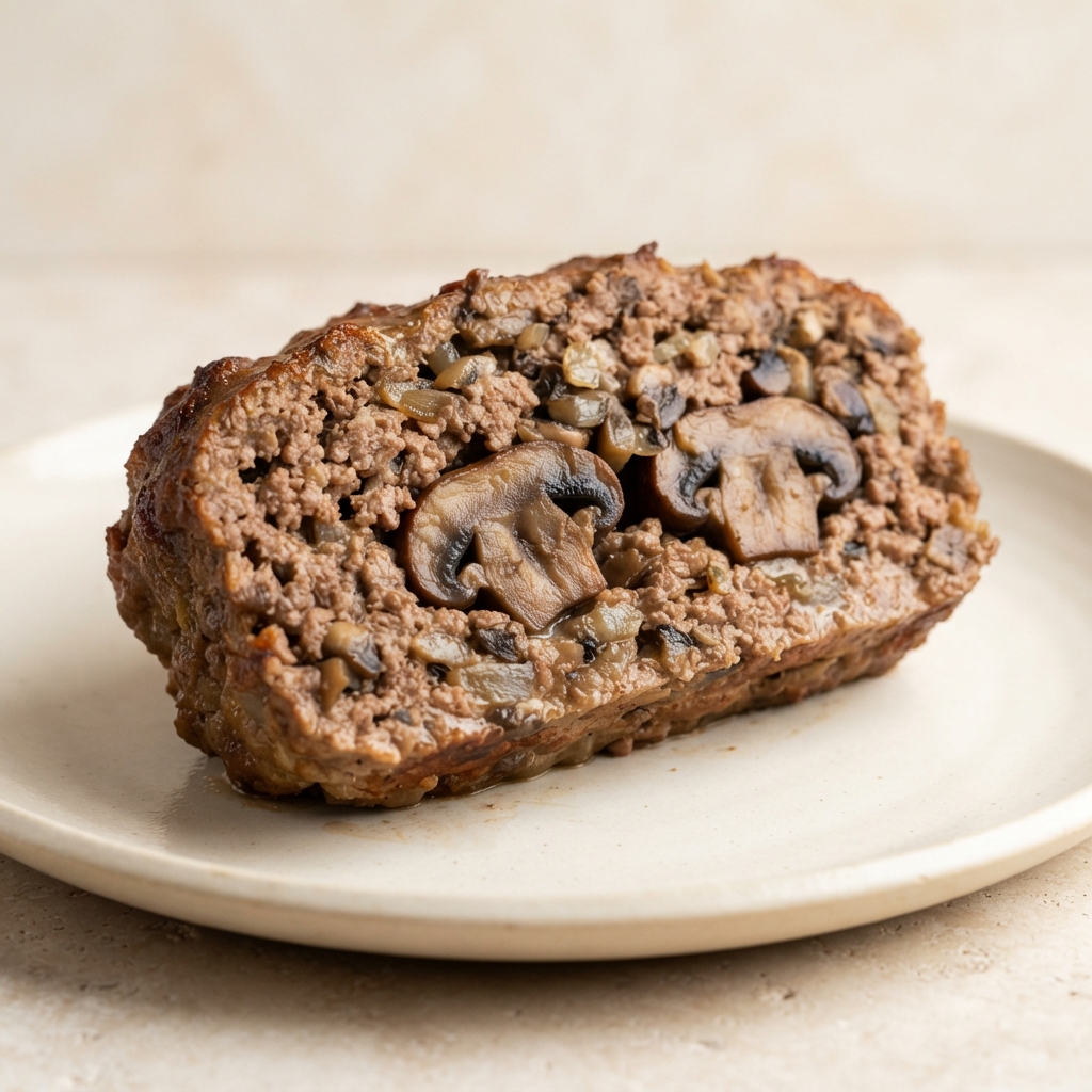 Beef and Mushroom Loaf