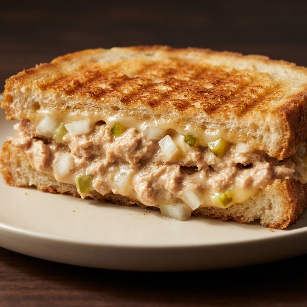 Panini-Pressed Tuna Melt