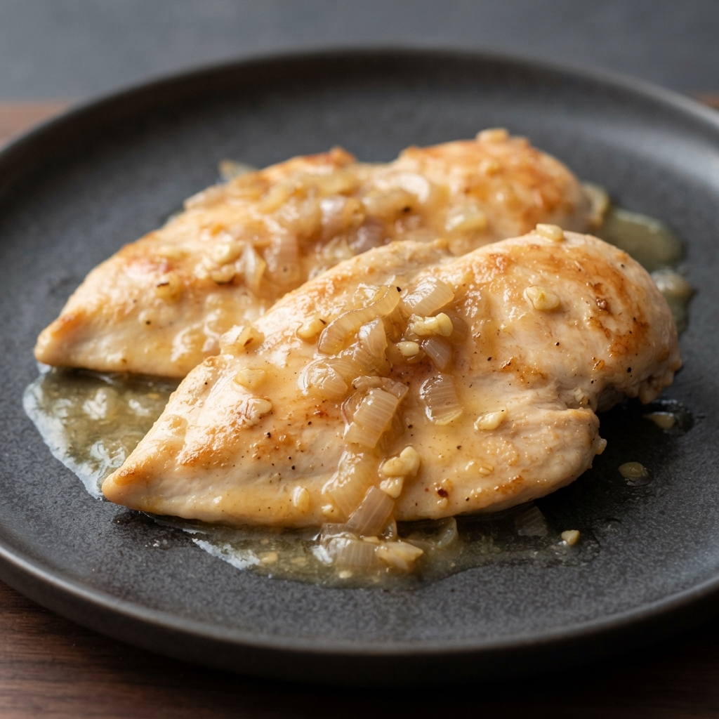 Skillet Chicken Breasts with Shallot Pan Sauce